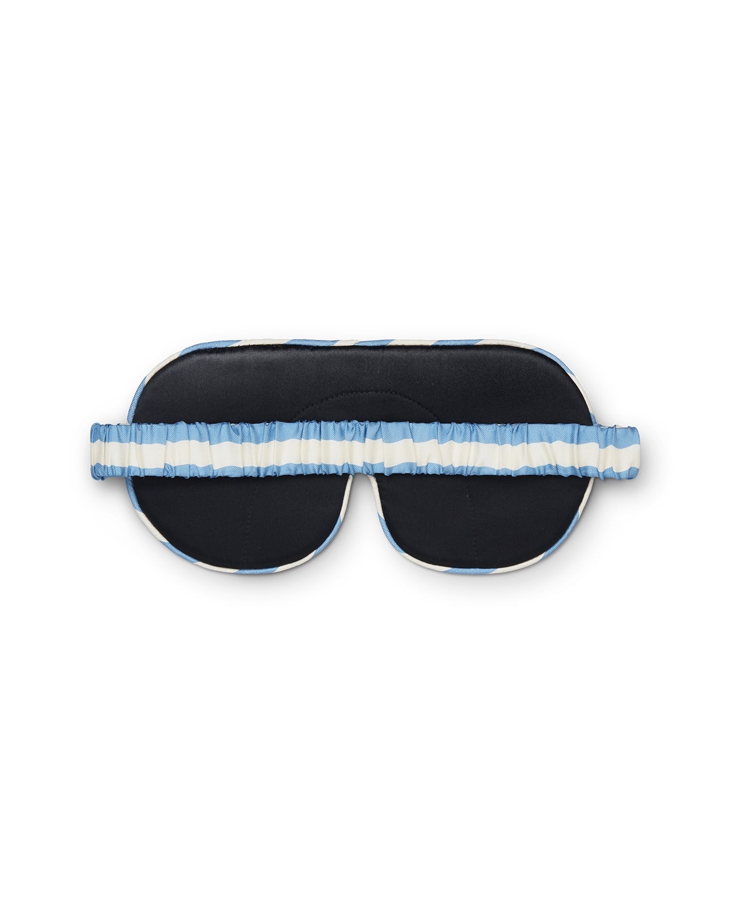 Silk Sleep Mask – Pisces Blue / Ivory Stripe
