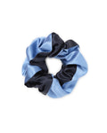 Silk Scrunchie – Deep Sea / Blue Sky – Large
