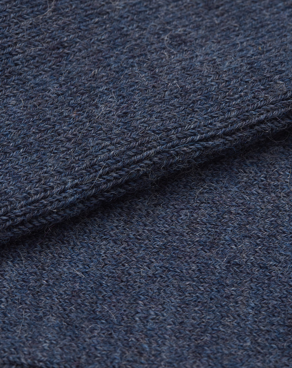 Alpaca Wool Bed Socks – Blue